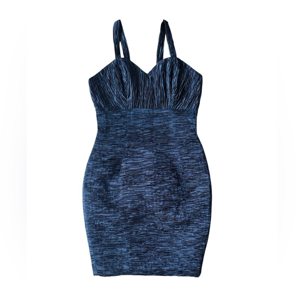 Dana Deatherage Vintage  80's Black Bodycon Mini Dress Party Cocktail Baddie